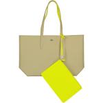 Portafogli gialli in PVC per Donna Lacoste 