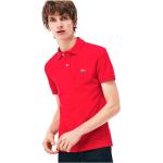 Lacoste Slim Fit Petit Piqué Short Sleeve Polo Shirt Rosso S Uomo