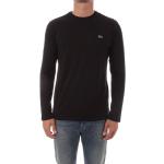 Magliette & T-shirt scontate nere 3 XL taglie comode di cotone a girocollo con scollo rotondo per Uomo Lacoste 