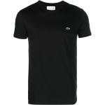 Magliette & T-shirt scontate nere M a girocollo mezza manica con scollo rotondo Lacoste 