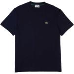 Magliette & T-shirt scontate blu S di cotone Bio mezza manica con scollo rotondo per Donna Lacoste 
