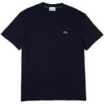 Magliette & T-shirt blu navy XL di cotone Bio manica lunga con manica lunga per Donna Lacoste Sport 