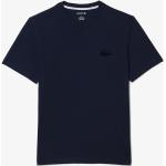 Magliette & T-shirt scontate blu M di cotone mezza manica con scollo rotondo per Uomo Lacoste 
