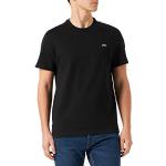 Magliette & T-shirt Regular Fit nere 3 XL taglie comode a collo alto per Uomo Lacoste 