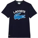 Magliette & T-shirt Regular Fit casual blu 3 XL taglie comode di cotone mezza manica per Uomo Lacoste 