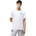 T-shirt pigiama bianche M di cotone mezza manica per Uomo Lacoste 
