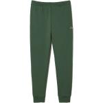 Pantaloni tuta scontati verdi 4 XL di pile Bio per Uomo Lacoste 