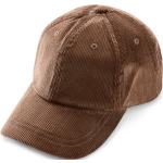 Cappelli sportivi classici marrone scuro in velluto a coste traspiranti per Uomo Sidegren 