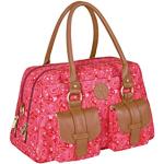 LÄSSIG Borsa per pannolini con accessori Borsa Fasciatoio/Vintage Metro Bag, Paisley pink