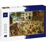Lais Puzzle Pieter Bruegel il Vecchio - Serie dei cosiddetti dipinti ad arco, scena: I giochi dei bambini 1000 pezzi