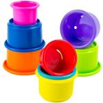 LAMAZE - Pile And Play Stacking Cups - Stacking And Nesting Toy Set - Stacking Cups for Babys - Colourful Toys of Babys, Multicoloured , From 0 Months +