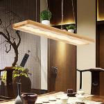 Lampadari moderni beige di legno da cucina 
