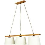 Lampadari moderni beige di legno da cucina compatibile con E27 Licht-erlebnisse 
