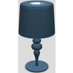 Lampade da tavolo design blu navy in alluminio 