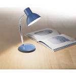 Lampade da tavolo design moderne blu in metallo compatibile con E14 Perenz Illuminazione 