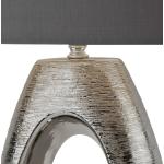 Lampade da tavolo design moderne grigie in acciaio Searchlight 