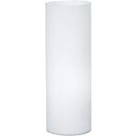 Lampade da tavolo design scontate bianche di vetro compatibile con E27 Eglo 
