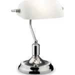 Lampade da tavolo classiche bianche di vetro Ideal Lux 
