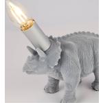 Lampade scontate grigie in acciaio a tema dinosauri da tavolo compatibile con E14 Searchlight 