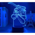 Lampada illusione 3D Luce notturna a LED Anime Inuyasha per camera da letto Decorativa regalo di compleanno Lampada da camera in acrilico Inuyasha Regali creativi di Natale per ragazzi e ragazze