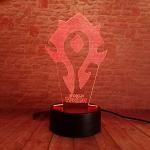 Lampada LED ispirata all’Orda di World of Warcraft