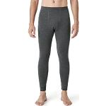 Pantaloni grigio scuro XXL taglie comode di lana merino oeko-tex sostenibili da snowboard per Uomo Lapasa 