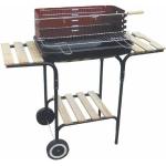 Accessori per barbecue in acciaio con rotelle a carbone 
