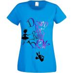 L'Arcobaleno di Luci T-Shirt Donna Down The Rabbit Hole Alice e bianconiglio (L)