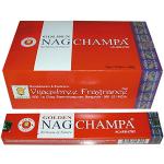 Laroom 12858 – Confezione 12 scatole di incenso Golden Nag Champa