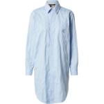 Camicie blu a righe manica lunga da notte per Donna Ralph Lauren Lauren by Ralph Lauren 