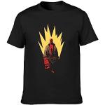 LAXTO Hellboy Movies T-Shirt Unisex Black Mens Tees XL