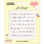 Le Mini Macaron - Mini Nail Stickers - Joli Emoji Unghie finte 7 g unisex