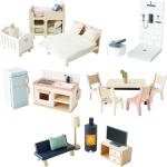 Le Toy Van - Wooden Dolls House Full Starter Furniture & Accessories Play Set for Dolls Houses, Dolls House Furniture Sets - Ages 3+