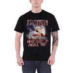 Magliette & T-shirt musicali nere L per Uomo Led Zeppelin 