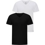 Magliette & T-shirt scontate classiche nere XL di cotone con scollo a V mezza manica con scollo a V per Uomo Lee 