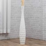 Vasi alti scontati bianchi di legno illuminati diametro 90 cm 90 cm Leewadee 