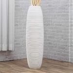 Vasi alti scontati bianchi di legno illuminati diametro 110 cm 26 cm Leewadee 