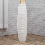 Vasi alti scontati bianchi di legno illuminati diametro 90 cm 90 cm Leewadee 