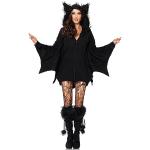 Leg Avenue 85311 - Costume per Travestimento da Pipistrello, Donna, L, Colore: Nero