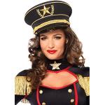 Leg Avenue - Cappello militare per costume di carnevale, colore: Nero