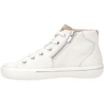 Sneakers larghezza E eleganti bianco sporco numero 37,5 con cerniera con cerniera per Donna Legero 