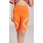 Pantaloncini scontati arancioni XL in poliestere da ciclismo per Donna adidas StellaMcCartney 