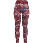 Leggings rossi XXL in poliestere per Donna RED by EMP 