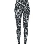 Pantaloni slim fit urban 4 XL in poliestere animalier per Donna Urban Classics 