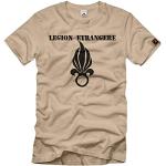 Legion Etrangere - Maglietta con legio, motivo: Francia Heer Legio Nostra #522 sabbia M