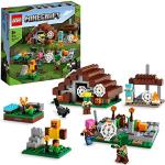 LEGO Minecraft Il Villaggio Abbandonato, Set di Giochi da Costruire con Accampamento per Cacciatore di Zombie, Officina, Fattoria e Casa Giocattolo più 3 Personaggi e 1 Figura di Gatto 21190