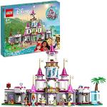 LEGO Disney Princess Il Grande Castello delle Avventure, Edificio da Costruire a 4 Piani, Giochi per Bambini e Bambine con Mini Bamboline delle Principesse come Ariel, Rapunzel e Biancaneve 43205