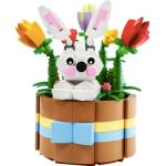 LEGO Cestino pasquale 40587 Limited Edition, coniglietto pasquale ideale come regalo di Pasqua per bambini, giocattolo da costruzione, decorazione pasquale per il fai da te