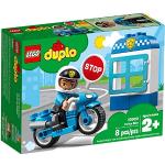 LEGO DUPLO Town Moto della Polizia, Mattoncini da Costruzione con Personaggio Giocattolo del Poliziotto, Giochi per Bambini di 2+ Anni, 10900