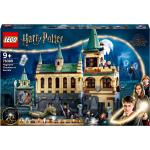 lego harry potter - la camera dei segreti di hogwarts - lego 76389 castello con sala grande e minifigure d'oro anni 9+